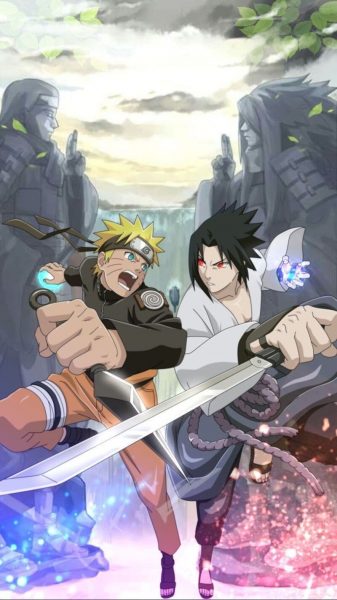 Ảnh Naruto và Sasuke quyết đấu