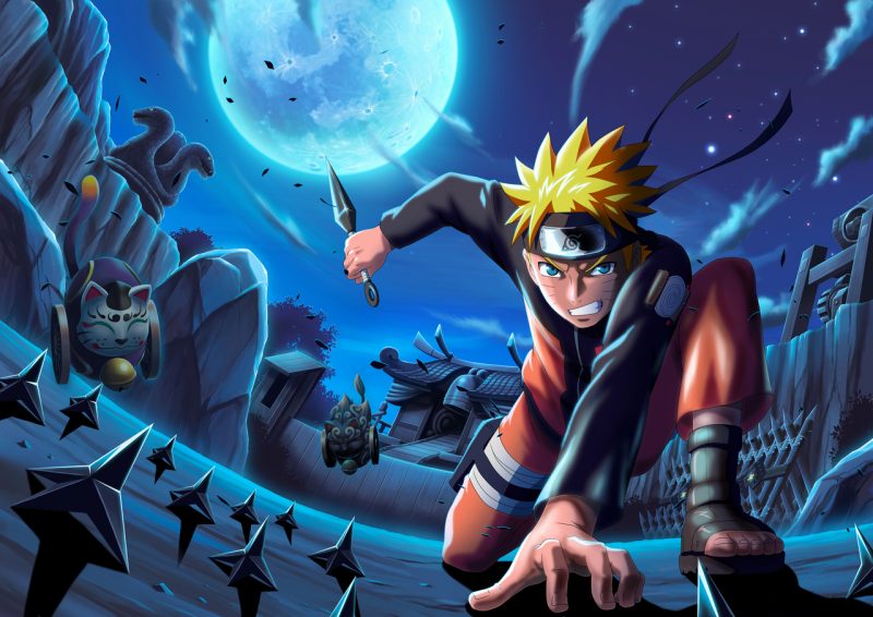 Ảnh Naruto với ánh trăng đêm