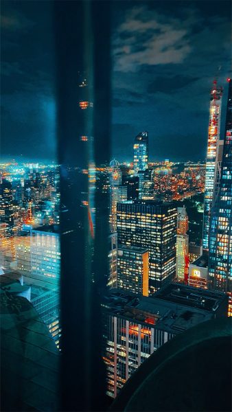 ảnh nền thành phố về đêm ở Mỹ