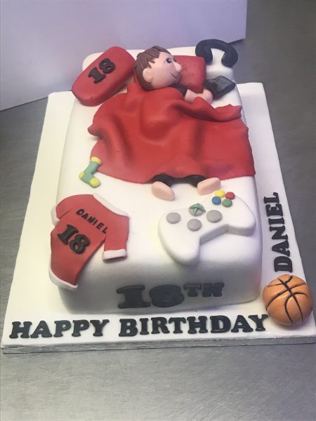 Bánh sinh nhật 18 tuổi bóng rổ