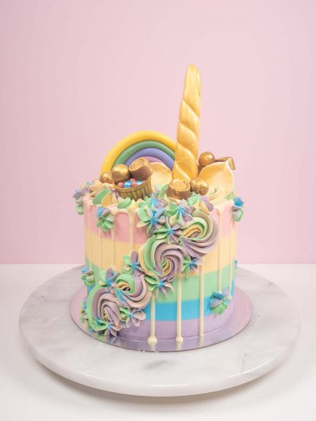bánh sinh nhật dễ thương sắc màu