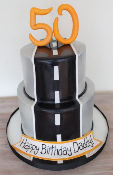 50th Birthday Cakes For Men Contemporary Cake for taxi driver driving lover taxi dad 50th birthday