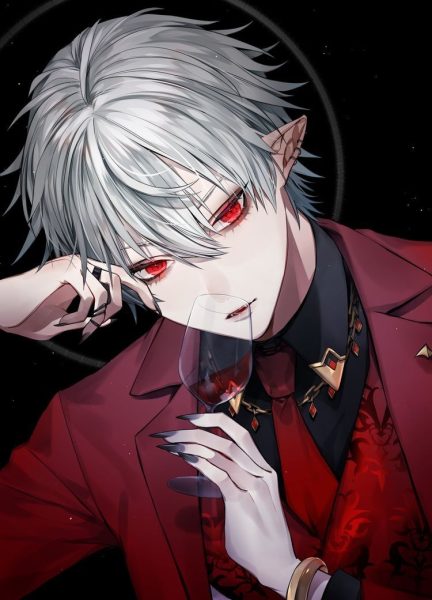 Hình ảnh anime ác quỷ uống máu