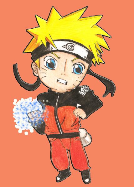Hình ảnh Naruto cầm bông
