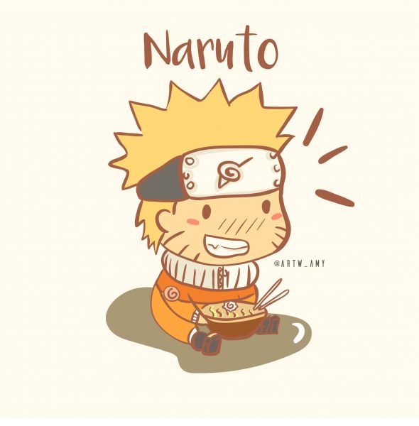 Hình ảnh Naruto Cửu vĩ cute