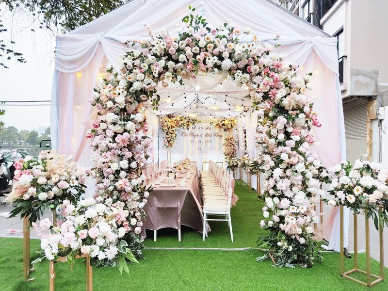 Các mẫu cổng hoa đẹp cho đám cưới