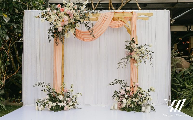 Hình ảnh cổng hoa cưới đẹp lung linh