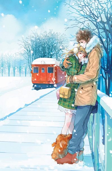 hình ảnh yêu nhau anime mùa đông