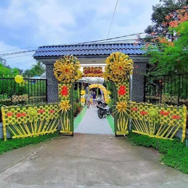 Hình cổng hoa cưới đẹp lạ mắt