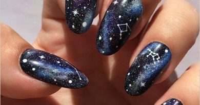 Mẫu nail galaxy