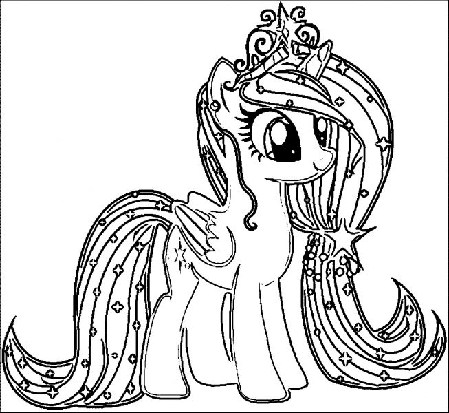 Tô màu Pony công chúa