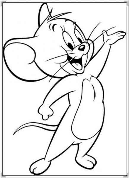Tranh tô màu Tom và Jerry tinh nghịch