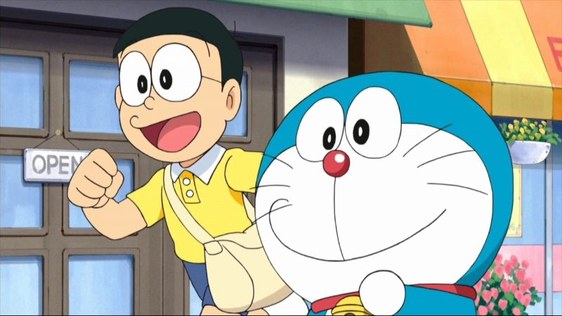 Ảnh nền Doremon cùng Nobita