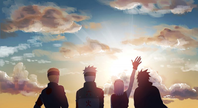Ảnh nền Naruto dưới nắng