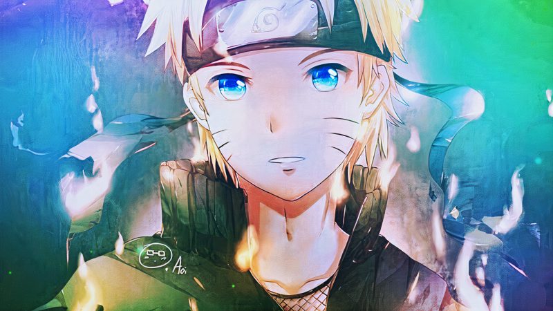 Ảnh nền Naruto mắt xanh