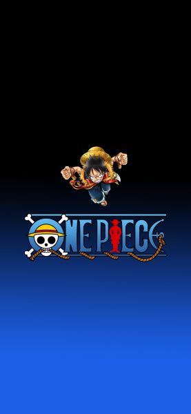 Ảnh nền One Piece màu xanh