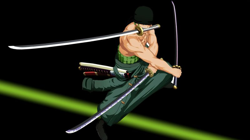 Hình nền One Piece múa kiếm
